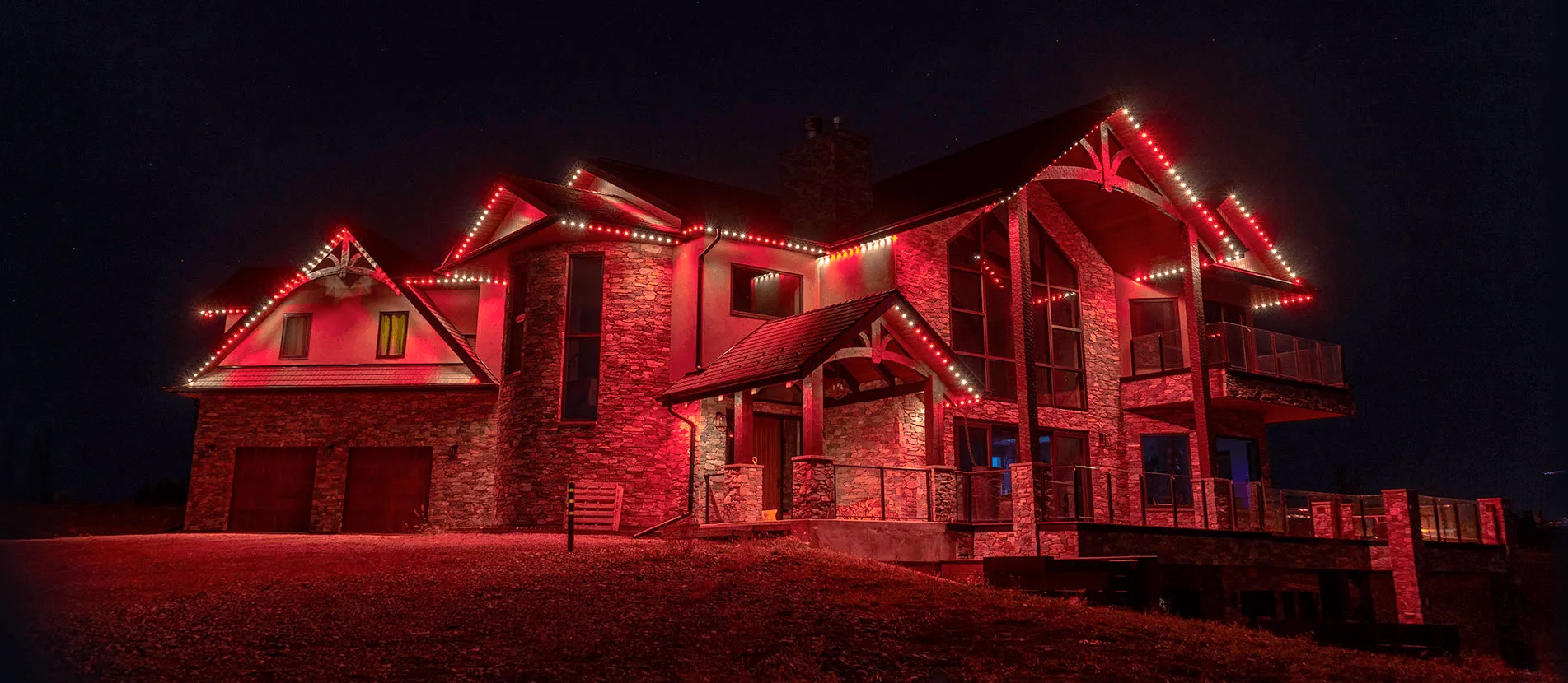 Gemstone permanent architectural lighting